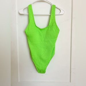 MEDIUM Lime Green Swimsuit